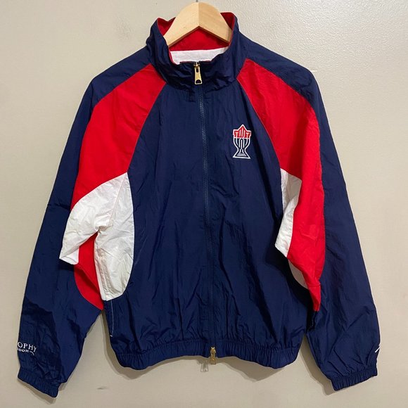 Nike Air Jordan x Trophy Room USA Woven Track Jacket DR2954-410 Mens NEW - Picture 1 of 15